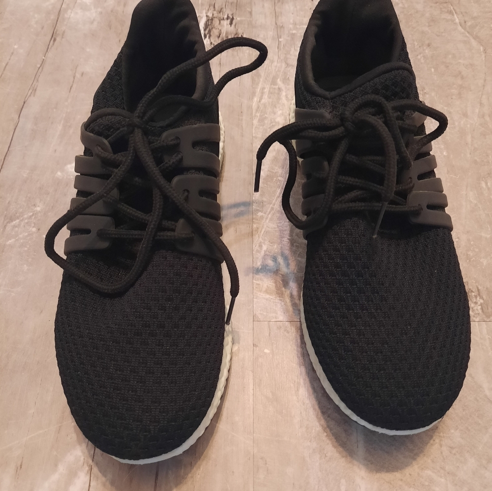 Women's Black with white bottoms Sneakers